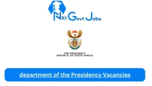 x1 Department of the Presidency Vacancies 2025 Opportunities @www.thepresidency.gov.za Career Portal