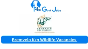 Ezemvelo Kzn Wildlife Vacancies 2025: Top x1 Jobs to Apply @www.kznwildlife.com