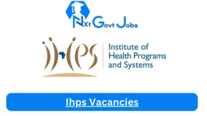 x1 Ihps Vacancies 2025 Opportunities @ihps-sa.org Career Portal